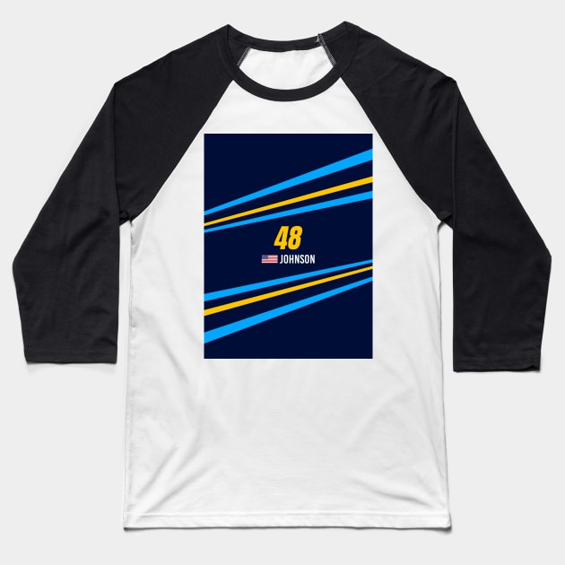 IndyCar 2022 - #48 Johnson Baseball T-Shirt by sednoid